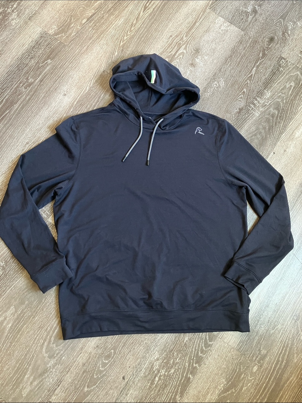 Rhoback Black Men's Hesi Performance Hoodie - Picture 8 of 13